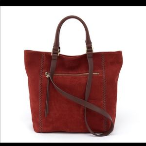 BRAND NEW cinnabarr nubuck Hobo Ballad Tote